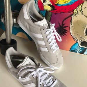 Adidas Gazelle 'Grey White Size 9